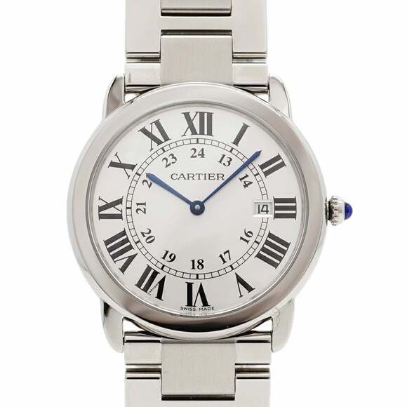 Cartier Rondo Solo 2934 Silver Dial Men's Watch